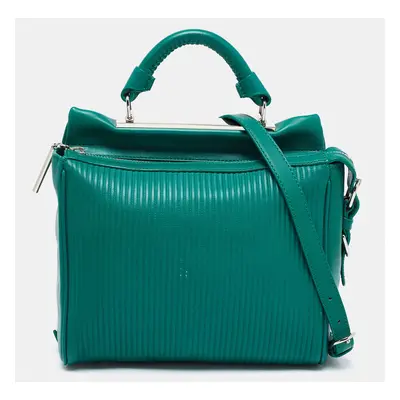 3.1 Philip Lim Green Leather Ryder Top Handle Bag