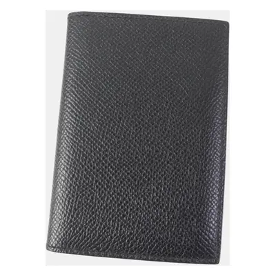 Hermes MC2 Euclid Epsom Bi-fold Card Case Black Leather