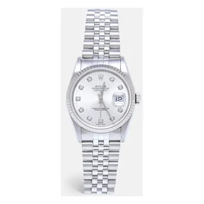 Rolex Silver Diamond