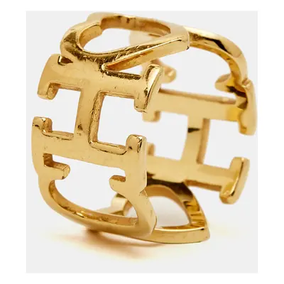 Carolina Herrera Gold Tone Ring Size