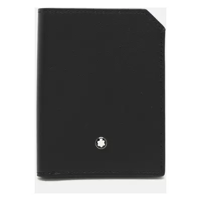 Montblanc Black Leather Meisterstuck Bifold Wallet