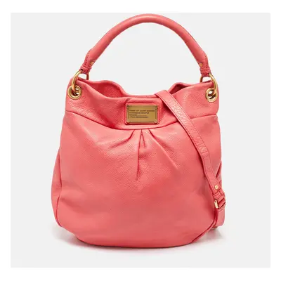 Marc by Marc Jacobs Coral Orange Leather Classic Q Hillier Hobo