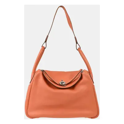 Hermes Pink Negonda Lindy Shoulder Bag