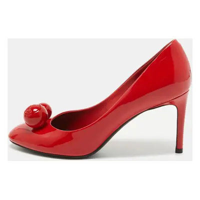 Louis Vuitton Red Patent Leather Betty Pumps Size