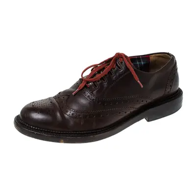 Dsquared2 Brown Brogue Leather Lace Up Oxfords Size