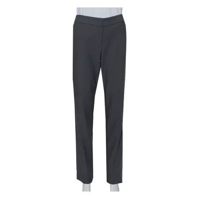 Armani Collezioni Grey Wool Classic Trousers