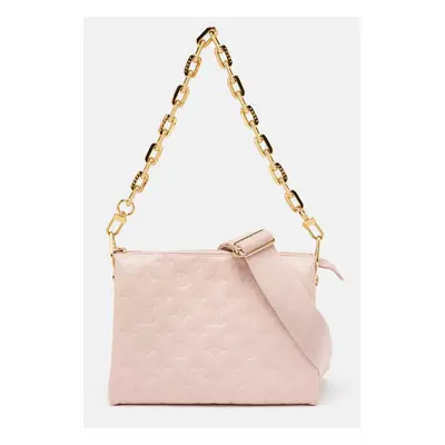 Louis Vuitton Soft Rose Pink Monogram Embossed Leather Coussin PM Bag