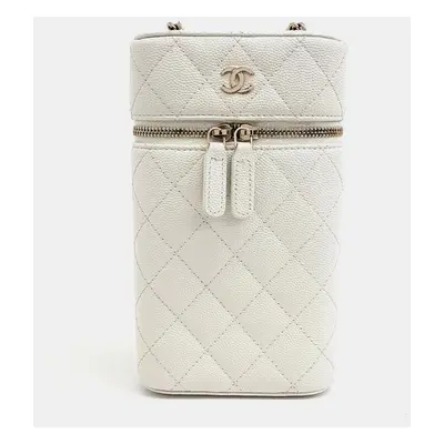 Chanel Caviar phone holder and Crossbody bag