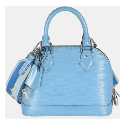 Louis Vuitton Blue Epi Leather Alma BB Bag