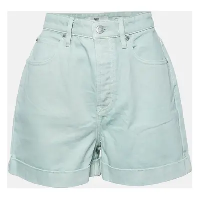 Kith Light Green Denim Diana Cuffed Shorts