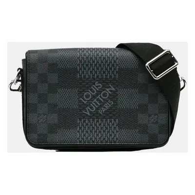 Louis Vuitton Black Damier Graphite Studio 3D Messenger Bag