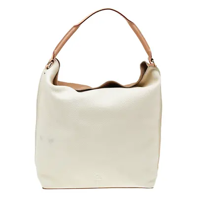 Carolina Herrera Multicolor Nubuck Leather and Leather Hobo