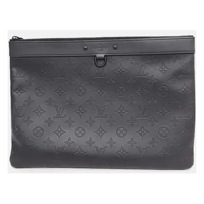 Louis Vuitton Black Monogram Shadow Pochette Clutch bag