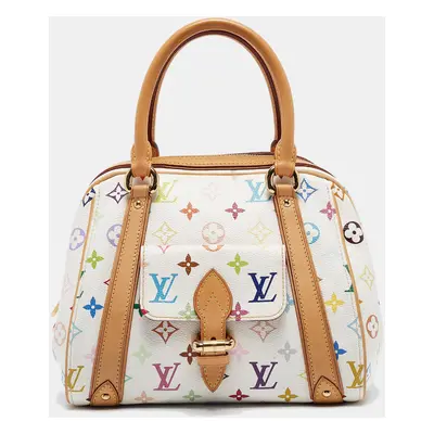 Louis Vuitton White Monogram Multicolore Canvas Priscilla Bag