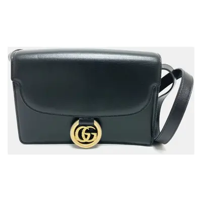 Gucci Black GG Marmont bag shawl Crossbody Bag