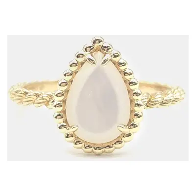 Boucheron 18K Yellow Gold and Mother of pearl Serpent Boheme Ring