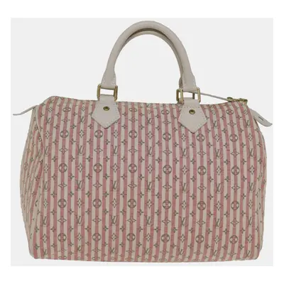 Louis Vuitton Pink Canvas Speedy handbag