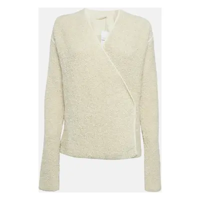 Zadig & Voltaire Cream Boucle Open Front Daphnee Cardigan