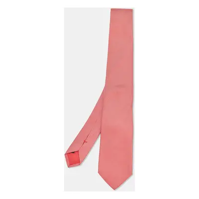 Boss By Hugo Boss Red/ White Checked Silk Tie