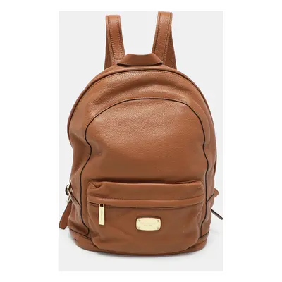 MICHAEL Michael Kors Brown Leather Backpack