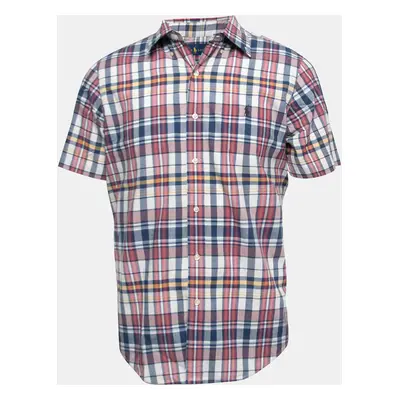 Polo Ralph Lauren Multicolor Plaided Cotton Half Sleeve Shirt