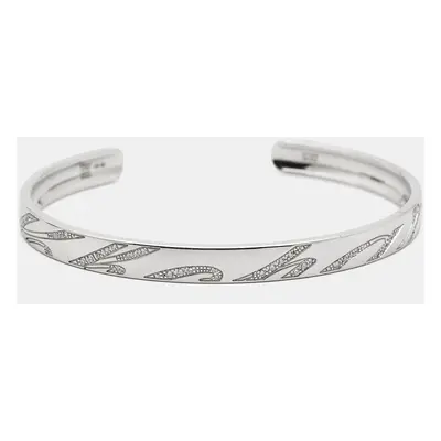 Chopard Chopardissimo Diamond 18k White Open Cuff Bracelet