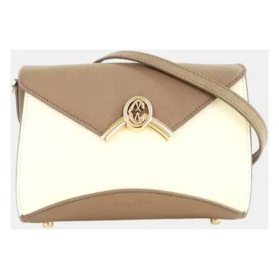 Charriol Taupe/Beige Leather Coralie Malia Handbag