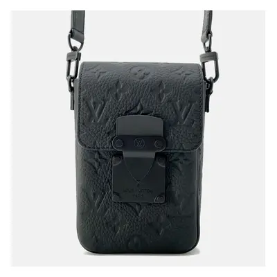 Louis Vuitton Noir Monogram Taurillon SPadlock Vertical Wearable Wallet