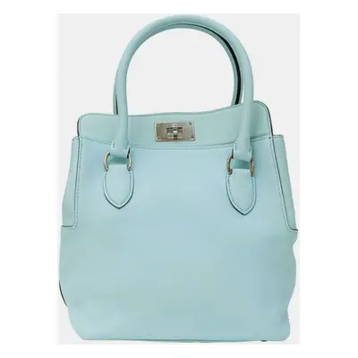 Hermes Bleu Atoll Toolbox Bag