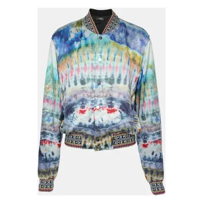 Amiri Multicolor Silk Blend Tie Dye Jacket