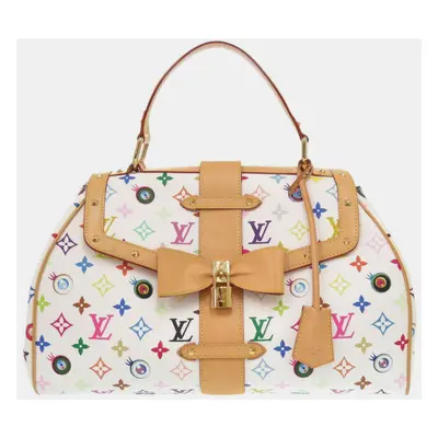 Louis Vuitton Multicolor Blanc Sac Retro GM I Love Monogram You Handbag