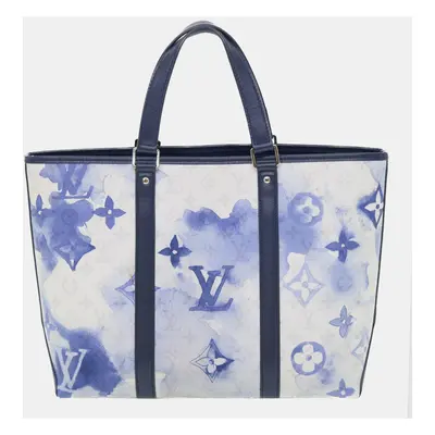 Louis Vuitton Blue Monogram Watercolor Weekend Tote PM handbag