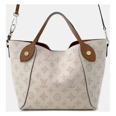 Louis Vuitton Beige/Brown Monogram Mahina Hina PM Tote Bag