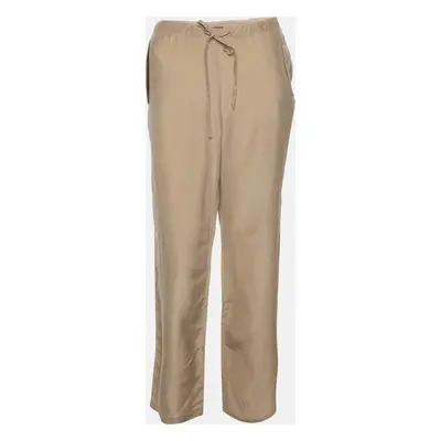 Fendi Beige Silk Trouser