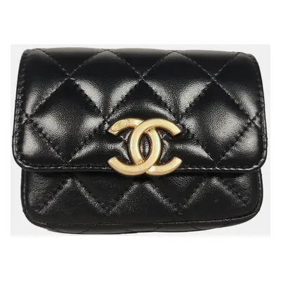 Chanel Lambskin GHW Waist Pouch Belt