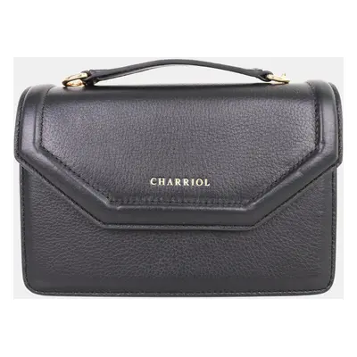 Charriol Black Leather Twilight Handbag