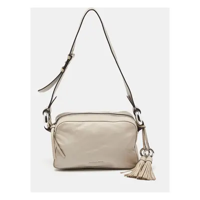 Michael Kors Beige Leather Grand Shoulder Bag