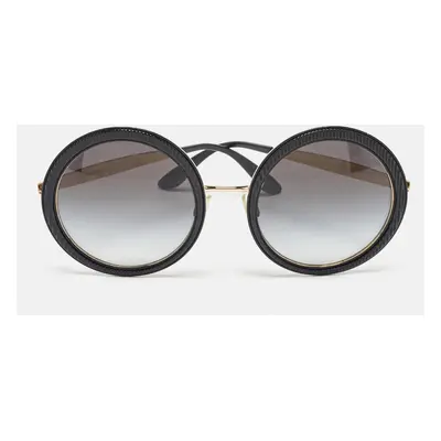 Dolce & Gabbana Black Gradient DG2179 Frame Round Sunglasses