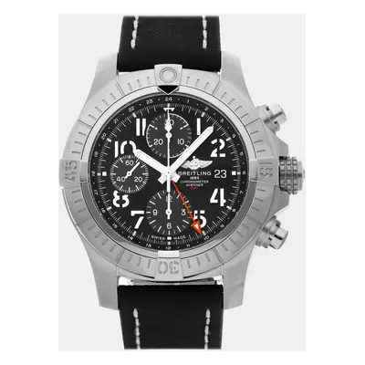 Breitling Black Stainless Steel Avenger A24315101B1X2 Automatic Men's Wristwatch mm