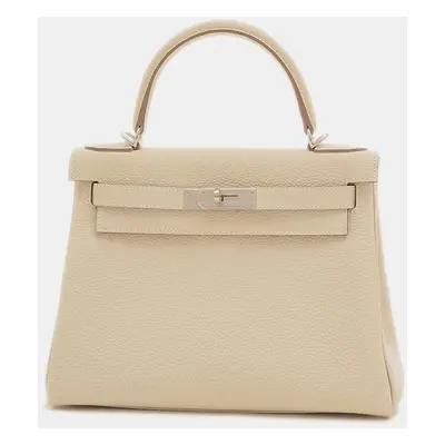 Hermes Cre Togo Kelly Handbag