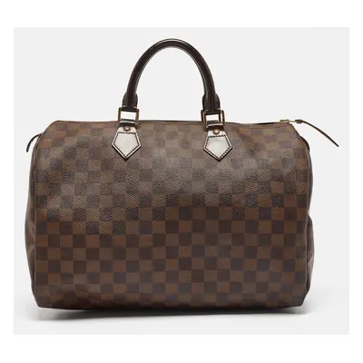 Louis Vuitton Damier Ebene Canvas Speedy Bag