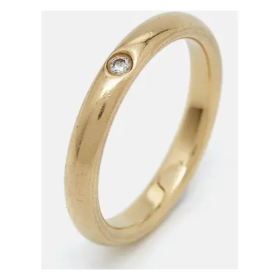 Tiffany & Co. Elsa Peretti Diamond 18k Yellow Gold Ring Size