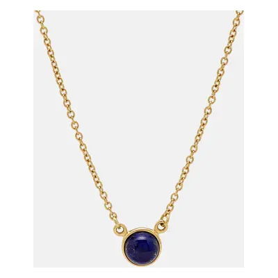 Tiffany & Co. Elsa Peretti Lapis Lazuli 18k Yellow Gold Necklace