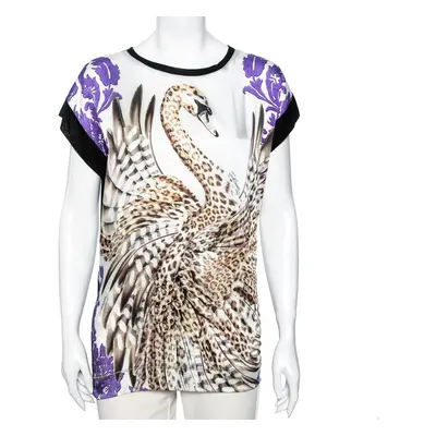 Just Cavalli Multicolor Printed Silk Top