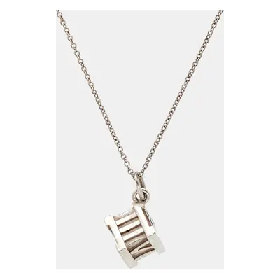 Tiffany & Co. Atlas Cube Sterling Silver Necklace