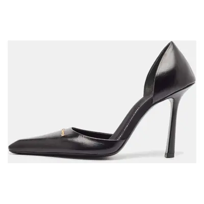 Alexander Wang Black Leather Viola D'orsay Pumps Size 38.5