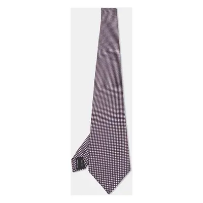 Tom Ford Purple Patterned Silk Traditional Tie