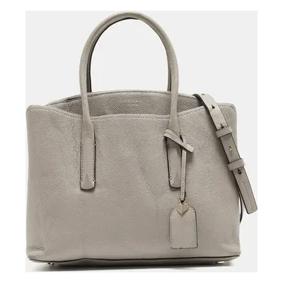 Kate Spade Grey Leather Margaux Satchel