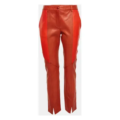 Givenchy Brown Patchwork Leather Pants