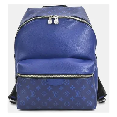 Louis Vuitton Blue Leather Taigarama Discovery Backpack